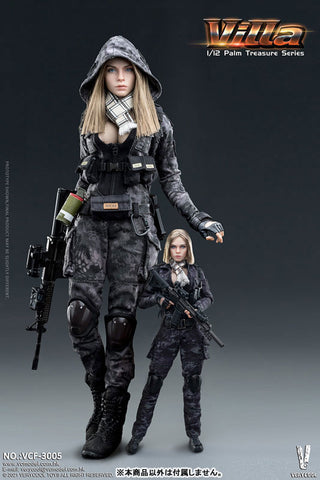 1/12 Palm Treasure Series MC Camouflage Woman Solder Vila Black