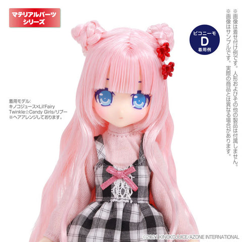 1/6 Pure Neemo Wear Doll Hair Pin - Ribbon - Red (DOLL ACCESSORY)