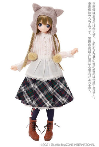 1/6 Pure Neemo Wear PNS SnottyCat Cat Ear Knit Cap II Light Brown (DOLL ACCESSORY)