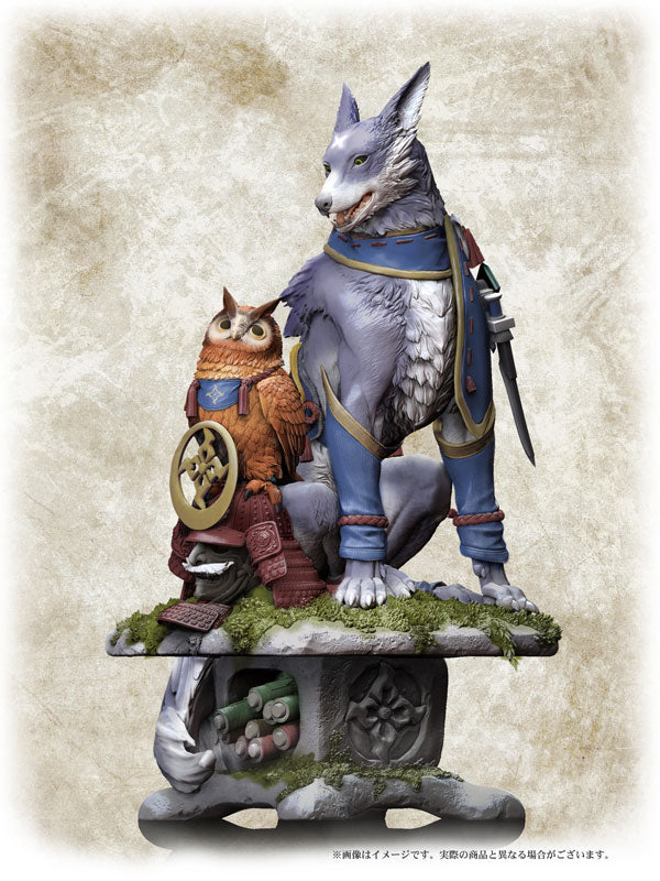 モンスターハンター　PALAMUTE オトモガルク　フィギュア Capcom Figure Builder Creator's Model Monster Hunter Rise Palamute