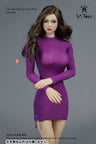 1/6 Female Outfit Side Zipper Tight Skirt B (DOLL ACCESSORY)