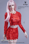 1/6 Female Outfit High Bounce Wrap Chest Bag Buttock Skirt C (DOLL ACCESSORY)