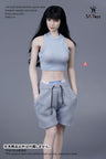 1/6 Female Outfit Cool Street Fashion Sports Style Sweat Set A (DOLL ACCESSORY)