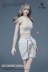 1/6 Female Outfit Cool Street Fashion Sports Style Sweat Set B (DOLL ACCESSORY)