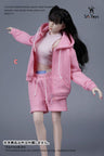 1/6 Female Outfit Cool Street Fashion Sports Style Sweat Set C (DOLL ACCESSORY)