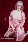 1/6 Female Outfit Three-piece High Imitation Silk Pajamas B (DOLL ACCESSORY)
