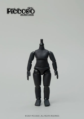 PICCODO Series BODY9 Deformed Doll Body PIC-D001PB Pure Black