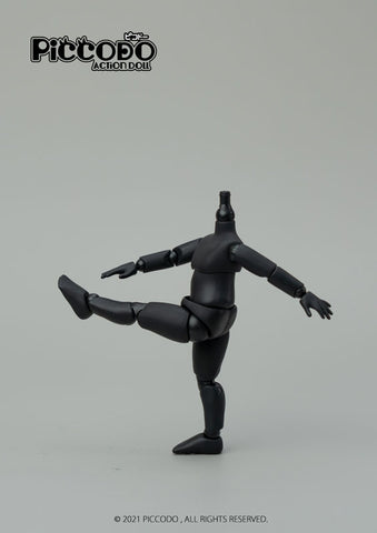 PICCODO Series BODY9 Deformed Doll Body PIC-D001PB Pure Black