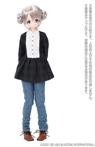 1/6 Pure Neemo Wear Komorebimori's Clothing Shop PNM Skinny Denim Pants Indigo (DOLL ACCESSORY)