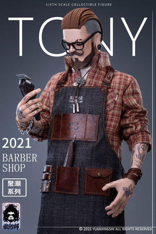 "Gathering Trend" Series Vol.1 JC-001 Oil Head Barber Tony (JC-001) 1/6 Action Figure
