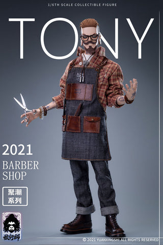 "Gathering Trend" Series Vol.1 JC-001 Oil Head Barber Tony (JC-001) 1/6 Action Figure
