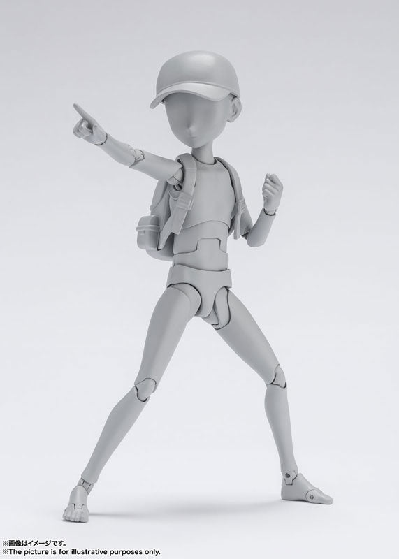 S.H.Figuarts Body-chan -Kentaro Yabuki- Wire Frame (Gray Color Ver.)