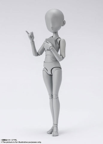 S.H.Figuarts - Body-chan - Ken Sugimori Edition - DX Set - Gray Color Ver. - 2023 Re-release (Bandai Spirits)