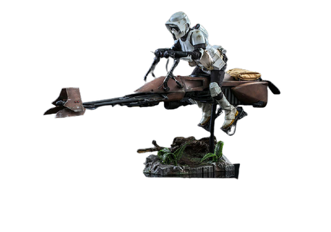 Movie Masterpiece - Star Wars / Episode VI Return Of The Jedi - Scout Trooper & Speeder Bike -1/6 (Hot Toys)