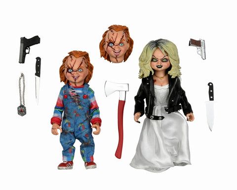 Child's Play Bride of Chucky / Chucky & Tiffany Action Doll 2PK
