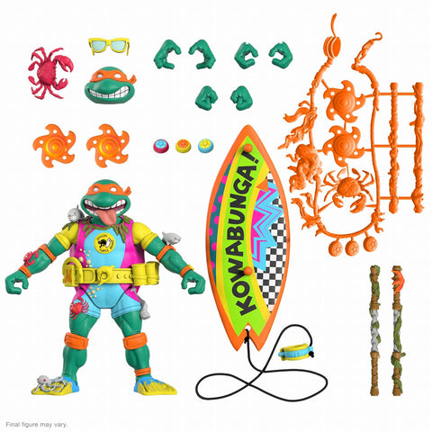 Teenage Mutant Ninja Turtles Sewer Surfer Michelangelo Ultimate Figure