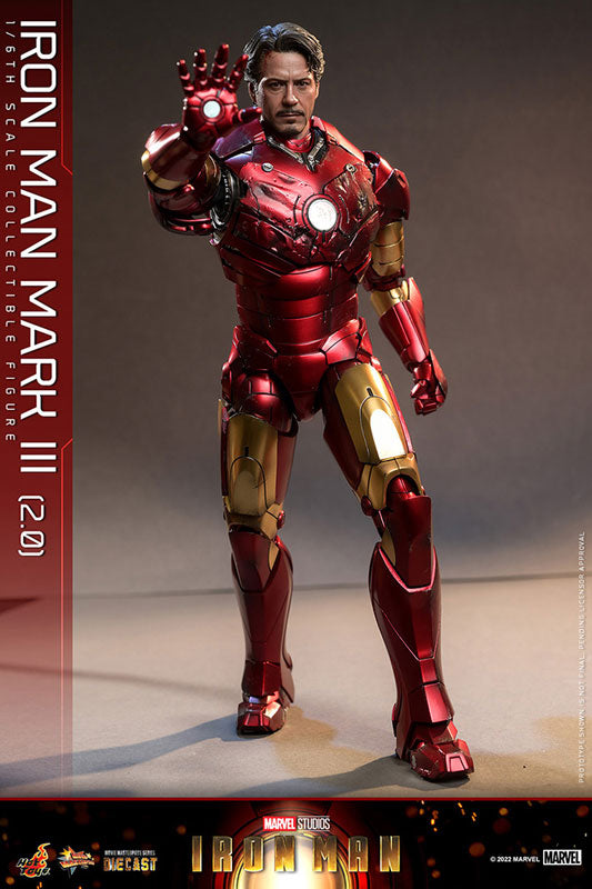 Movie Masterpiece Diecast - Iron Man - Mark 3 Version 2.0 - 1/6