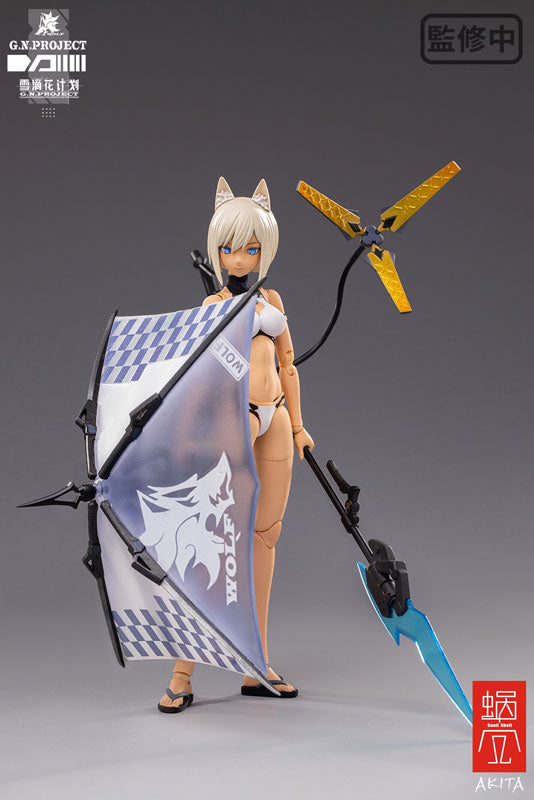 G.N.PROJECT - WOLF-001 - 1/12 - Swimsuit and Weapon Ver. (Snail