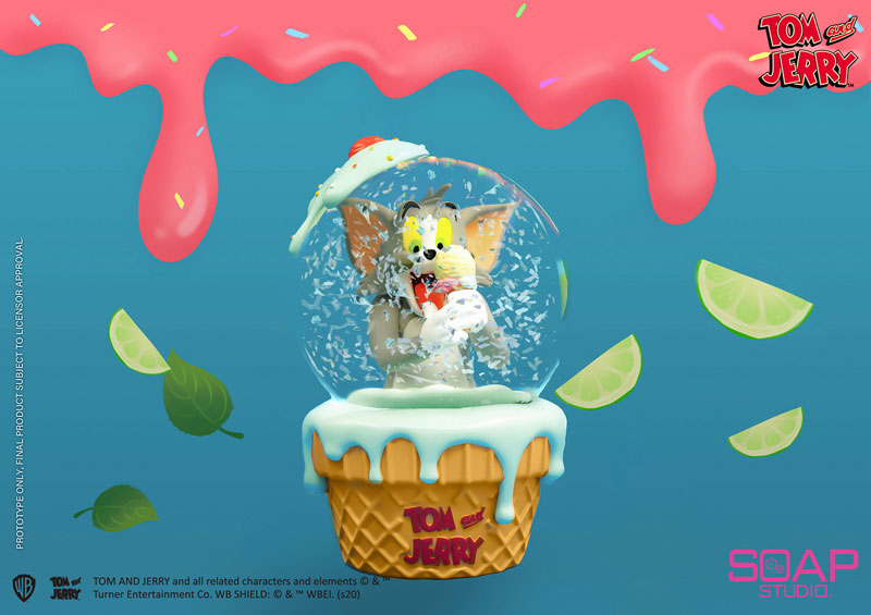 SOUP STUDIO トムとジェリー スノーグローブ チーズ／アイスクリーム Tom and Jerry