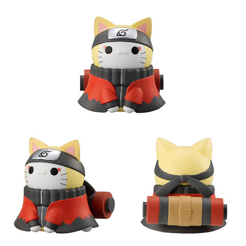 Naruto Shippuuden - Mega Cat Project - Nyaruto! Naruto Shippuuden “Akatsuki” to Zenmen Taiketsu! Konohagakure no Sato no Koubou-hen! - Set Of 8 (MegaHouse)