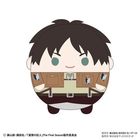 Shingeki no Kyojin - Fuwa Kororin - Plush Mascot - Shingeki no Kyojin Fuwa Kororin 2 - Set Of 6 (Max Limited, Takara Tomy A.R.T.S)