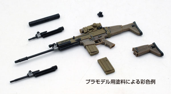 LittleArmory LA003 1/12 SCAR-H Type Plastic Model - Solaris Japan