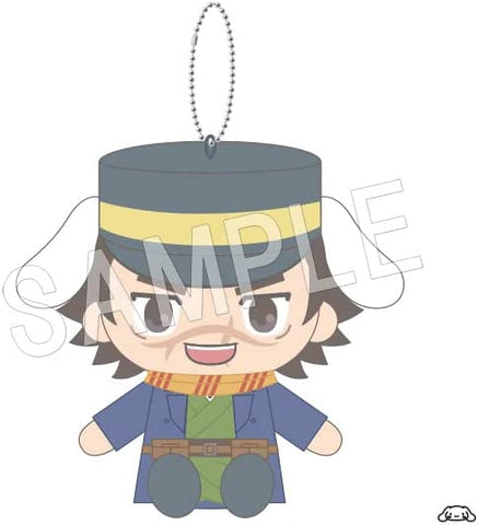 Golden Kamuy - Sanrio Characters - Sugimoto Saichi - Golden Kamuy x Sanrio Characters - Osuwari Nuigurumi Mascot - Plush Mascot - Cinnamoroll (Chugai Mining)