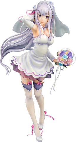 Re:Zero kara Hajimeru Isekai Seikatsu - Emilia - 1/7 - Wedding Ver. - 2024 Re-release (Phat Company)