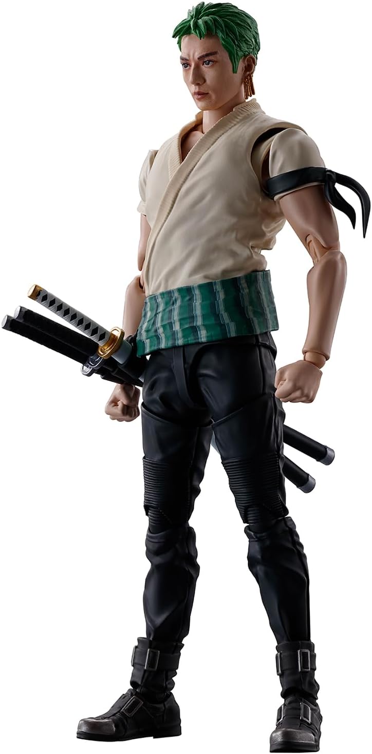 BANDAI Anime Heroes Collectible Action Figure 15cm ONE PIECE RORONOA ZORO,  in 2023
