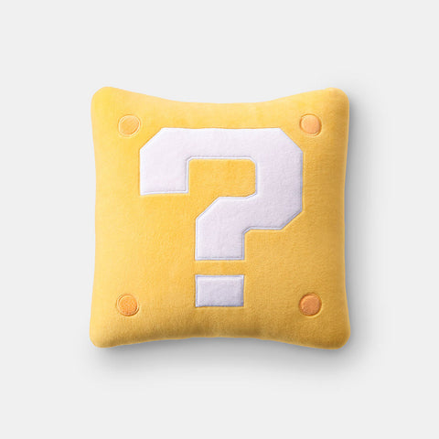 Super Mario - 2-Way Question Block Neck Pillow (Nintendo Store)