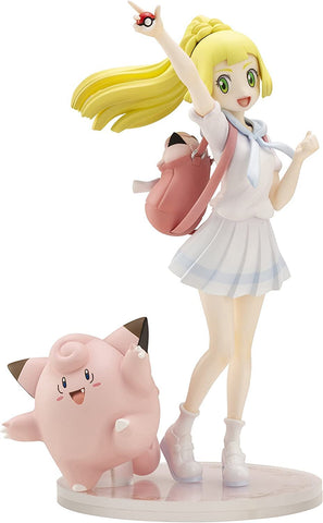 Pocket Monsters Ultra Moon - Pocket Monsters Ultra Sun - Lillie - Pippi - Pokémon Center Original Figure - 1/8 - Ganba ver. -2023 Re-release (Kotobukiya)