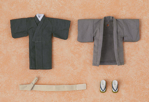 Nendoroid Doll: Outfit Set - Kimono - Boy, Gray (Good Smile Company)
