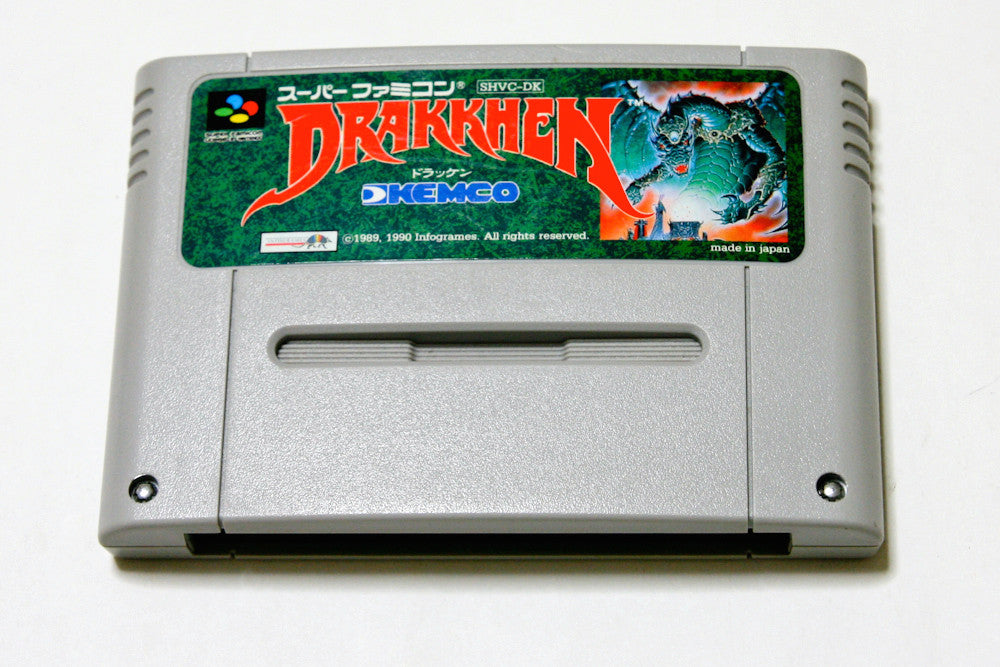 【未使用】スーパーファミコン ドラッケン DRAKKHEN Drakkhen - Solaris Japan