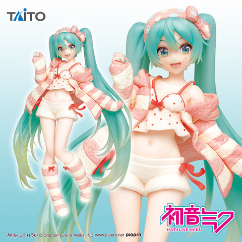 Vocaloid - Hatsune Miku - Hatsune Miku Figure Costumes - Room Wear Ver. (Taito)