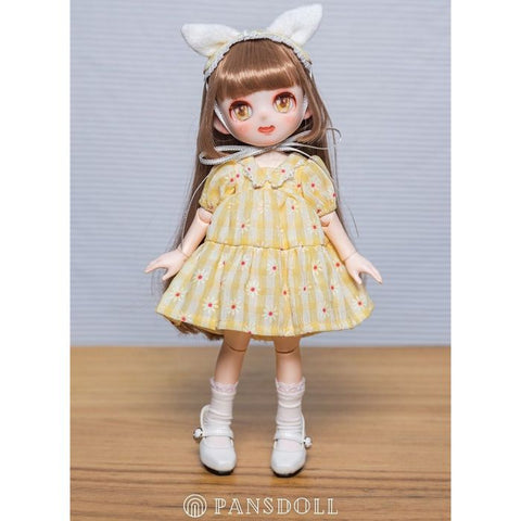 Candy House Series - Paris - Yellow Check Dress (Pansdoll)