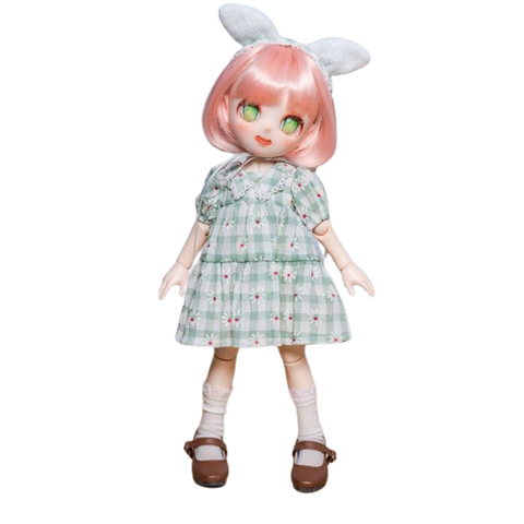 Candy House Series - Paris - Green Check Dress (Pansdoll)