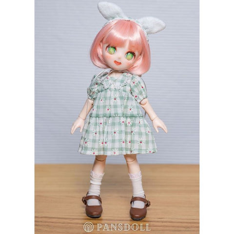 Candy House Series - Paris - Green Check Dress (Pansdoll)