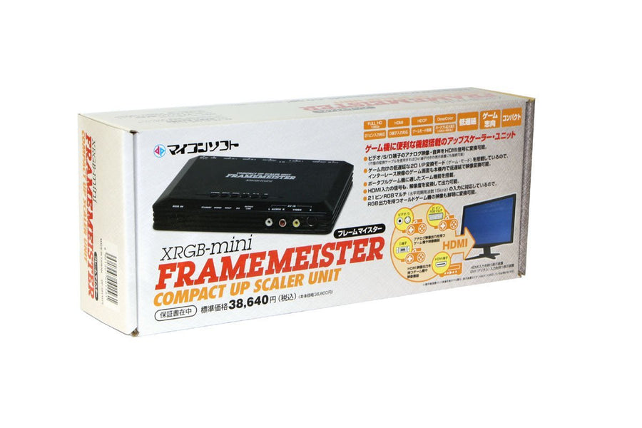 XRGB-mini Framemeister Compact Up Scaler Unit (JP21 Scart Adapter)
