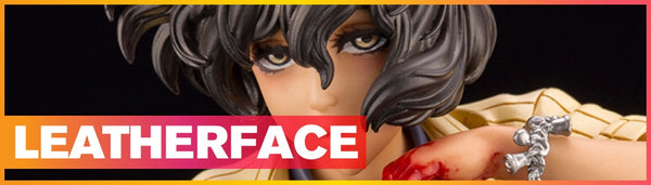 Leatherface shows off a sexier side with Kotobukiya's Horror Bishoujo lineup!