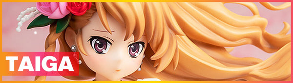 Toradora! celebrates its 15th anniversary with a gorgeous figure of Taiga in a wedding dress!