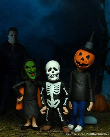 Toony Terrors / Halloween III Stylized 6 Inch Action Figure: Silver Shamrock Kids 3PK