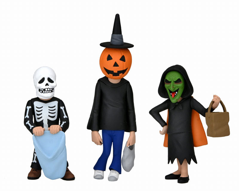 Toony Terrors / Halloween III Stylized 6 Inch Action Figure: Silver Shamrock Kids 3PK