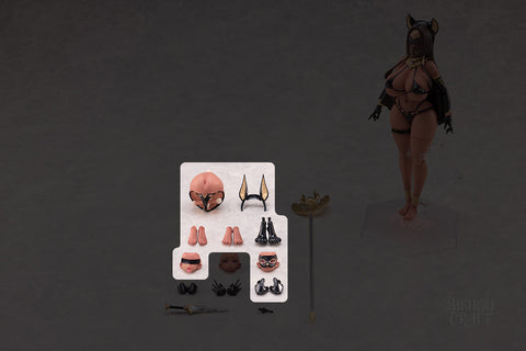 Original - Isekai Emaki Egyptian Goddess Bastet Option Part Set without figure - 1/12 (Bishoucraft)