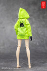 "G.N.PROJECT" Option Costume Sunechan Hoodie (Fluorescence Yellow Green Ver.) (DOLL ACCESSORY)