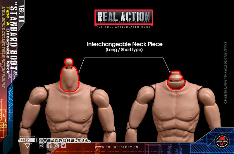 1/6 Standard Body Type A Detachable Neck