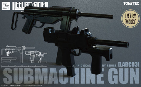 LittleArmory [LABC03] Submachine Gun 1/12 Plastic Model