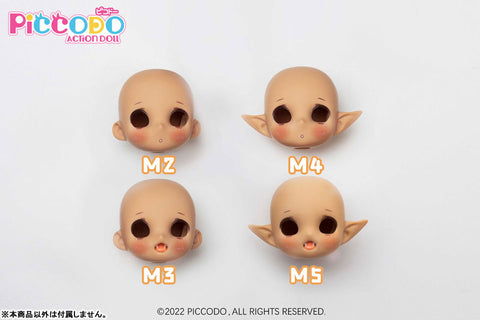 PICCODO Series Deformed Style Doll's Resin Head NIAUKI M4 (w/Makeup Ver.) Suntanned