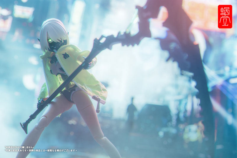 "G.N.PROJECT" Option Costume Sunechan Hoodie (Fluorescence Yellow Green Ver.) (DOLL ACCESSORY)