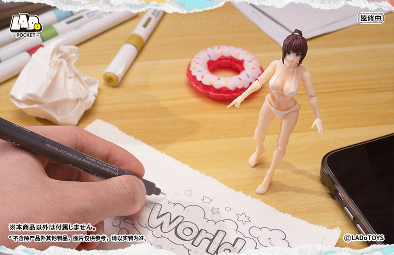 Original - LADo TOYS POCKET GIRL - PG-01 - Swimsuit Girl (LADo TOYS)