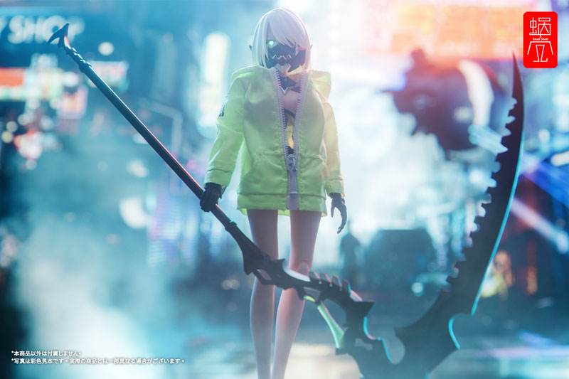 "G.N.PROJECT" Option Costume Sunechan Hoodie (Fluorescence Yellow Green Ver.) (DOLL ACCESSORY)